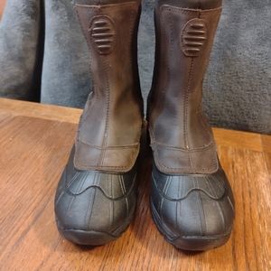 LL BEAN Mens boots Tek 2.5 storm chaser slip-on chore #258402 10M work water